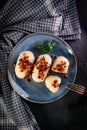 Kartacze - potato dumplings stuffed with minced meat Royalty Free Stock Photo