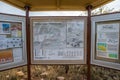 A description board for the trail in Kartchner Caverns State Park, Arizona