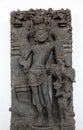 Karttikeya with peackok, from 11th century found in Chlorite, Puri, Odisha Royalty Free Stock Photo