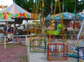 Karusell fairground children play toys Royalty Free Stock Photo