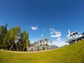 Karwendel cable car at Pertisau village Alps, Austria