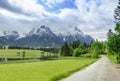 Karwendel mountains in Spring Royalty Free Stock Photo