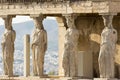 The karyatides statues Royalty Free Stock Photo