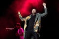 Kasabian rock music band perform in concert at FIB Festival Royalty Free Stock Photo