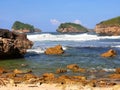 Kasap Beach, Pacitan, East Java, Indonesia Royalty Free Stock Photo