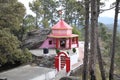 Kasar Devi Temple, center of exercise with faith for tourists Royalty Free Stock Photo