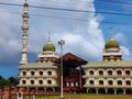 Ancient mosque traditional Indian architectural design Malik Dinar Mosque Kasaragod Kerala, Rich in carvings and designs under the Royalty Free Stock Photo