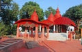 Kasba kali tample. The popular sakti shirne temple besides the international border between India and Bangladesh