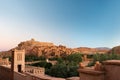 Kasbah Ait Ben Haddou in the Atlas Mountains of Morocco Royalty Free Stock Photo