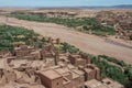 Kasbah Ait Ben Haddou in the Atlas Mountains of Morocco. Medieval fortification city, UNESCO World Heritage Site. Royalty Free Stock Photo