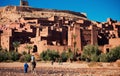 Kasbah Ait Ben Haddou in the Atlas Mountains of Morocco. UNESCO World Heritage Site since 1987. Several films have been Royalty Free Stock Photo