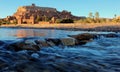 Kasbah Ait Ben Haddou in the Atlas Mountains of Morocco. UNESCO World Heritage Site since 1987. Several films have been Royalty Free Stock Photo