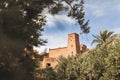 Kasbah in Ait Ben Haddou ksar in Ouarzazate, Morocco. Famous tourist landmark Royalty Free Stock Photo