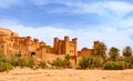 Kasbah Ait Ben Haddou near Ouarzazate Morocco. UNESCO World Heritage Site Royalty Free Stock Photo