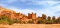 Kasbah Ait Ben Haddou near Ouarzazate Morocco. UNESCO World Heritage Site Royalty Free Stock Photo