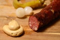 Kasekrainer or Cheese Kransky Sausage