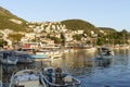 Kash, Turkey - December 5, 2022: View of the Turkish city of Kas. Tourist attractions of Turkey and Mediterranean Sea Royalty Free Stock Photo