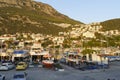 Kash, Turkey - November 14, 2022: Walking streets of the Turkish tourist town of Kas on the coast of the mediterranean