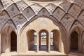 Stucco decorations in Tabatabaei historical house, Kashan, Iran. Royalty Free Stock Photo