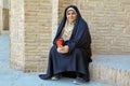 Iranian woman in Tabatabaei historical house Kashan, Iran.