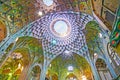 The dome of Timche-ye Amin od-Dowleh hall of Kashan Grand Bazaar