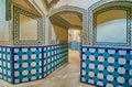 In corridor of Qasemi Bath, Kashan, Iran