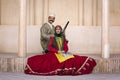 Traditional iranian couple