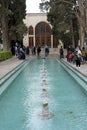 Kashan`s Fin Bath, where Amir Kabir, the Qajarid chancellor, was murdered by an assassin sent by King Nasereddin Shah in 1852 Royalty Free Stock Photo