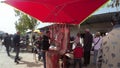 Kashgar market food vendors