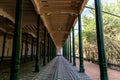 Kashgar, Xinjiang, China: the interiors of Id Kah Mosque, the most famous attractions in Kashgar Ancient Town. Royalty Free Stock Photo