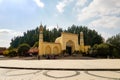 Kashgar, Xinjiang, China: view of Id Kah Mosque, the most famous attractions in Kashgar Ancient Town. Royalty Free Stock Photo