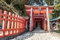 KASHIMA CITY, SAGA, JAPAN - MARCH 11, 2017 : Torii gate of Yutoku Inari Shrine in Kashima city, Saga prefecture, Kyushu