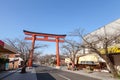 KASHIMA CITY, SAGA, JAPAN - MARCH 11, 2017 : Torii gate of Yutoku Inari Shrine in Kashima city, Saga prefecture, Kyushu