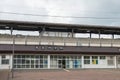 Kashimajingu Station in Kashima, Ibaraki Prefecture, Japan. The station was Operated by JR East