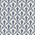 Kashmir blockprint damask pattern