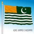 Kashmir official regional flag, India