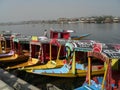 Kashmir water taxis Royalty Free Stock Photo