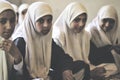 Kashmiri children from Kupwara village at the Indian border with Pakistan