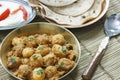 Kashmiri dum aloo is a deep fried baby potatoes cooked in yogurt