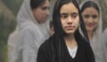 Kashmiri girl who wears a black veil from Srinagar