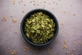 Kasoori methi or Dried fenugreek Leaves Royalty Free Stock Photo