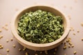 Kasoori methi or Dried fenugreek Leaves Royalty Free Stock Photo