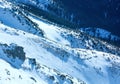 Kasprowy Wierch in the Western Tatras. Winter view. Royalty Free Stock Photo