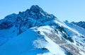 Kasprowy Wierch in the Western Tatras. Winter view. Royalty Free Stock Photo