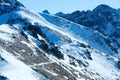 Kasprowy Wierch in the Western Tatras. Winter view. Royalty Free Stock Photo