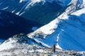 Kasprowy Wierch in the Western Tatras. Winter view. Royalty Free Stock Photo