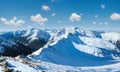 Kasprowy Wierch in the Western Tatras. Winter view Royalty Free Stock Photo