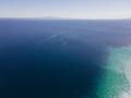 Kassandra coastline near town of Nea Fokea, Chalkidiki, Greece Royalty Free Stock Photo