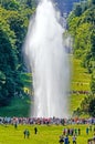 Water games in the Bergpark Kassel WilhelmshÃÂ¶he, Germany Royalty Free Stock Photo