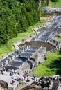 Water Games in the famous Bergpark Kassel Wilhelmshoehe, Germany Royalty Free Stock Photo